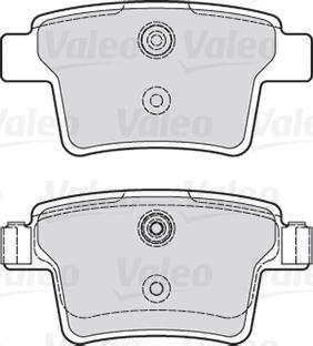 Valeo 301740 - Bremžu uzliku kompl., Disku bremzes autodraugiem.lv