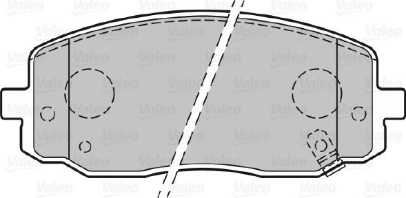 Valeo 301707 - Bremžu uzliku kompl., Disku bremzes autodraugiem.lv