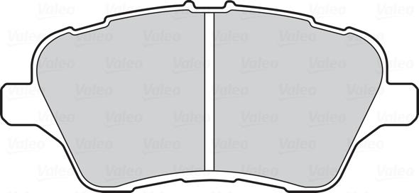 Valeo 302153 - Bremžu uzliku kompl., Disku bremzes autodraugiem.lv