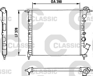 Valeo 316655 - Radiators, Motora dzesēšanas sistēma autodraugiem.lv