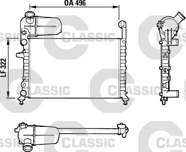 Valeo 311070 - Radiators, Motora dzesēšanas sistēma autodraugiem.lv