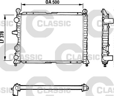 Valeo 311071 - Radiators, Motora dzesēšanas sistēma autodraugiem.lv