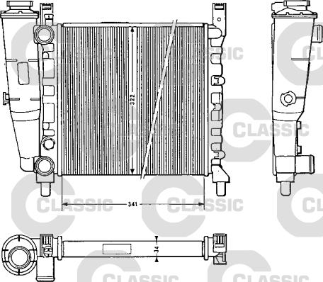 Valeo 311385 - Radiators, Motora dzesēšanas sistēma autodraugiem.lv