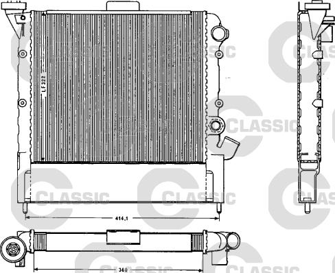 Valeo 383852 - Radiators, Motora dzesēšanas sistēma autodraugiem.lv