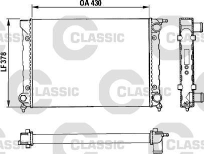 Valeo 383820 - Radiators, Motora dzesēšanas sistēma autodraugiem.lv