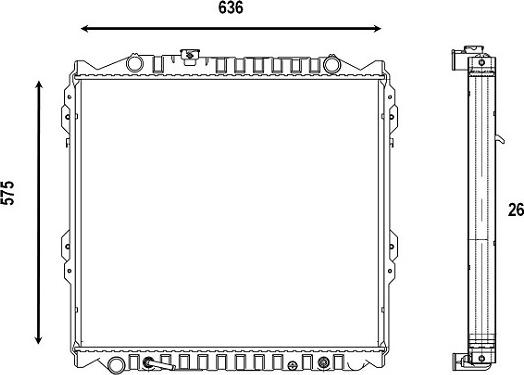 Valeo 376057 - Radiators, Motora dzesēšanas sistēma autodraugiem.lv