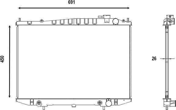 Valeo 376069 - Radiators, Motora dzesēšanas sistēma autodraugiem.lv