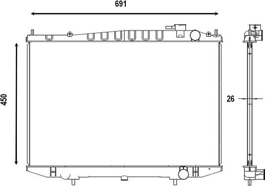 Valeo 376066 - Radiators, Motora dzesēšanas sistēma autodraugiem.lv