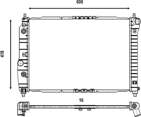 Valeo 376166 - Radiators, Motora dzesēšanas sistēma autodraugiem.lv