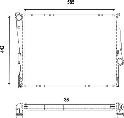 Valeo 376134 - Radiators, Motora dzesēšanas sistēma autodraugiem.lv