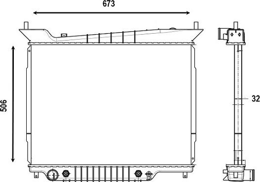 Valeo 376131 - Radiators, Motora dzesēšanas sistēma autodraugiem.lv