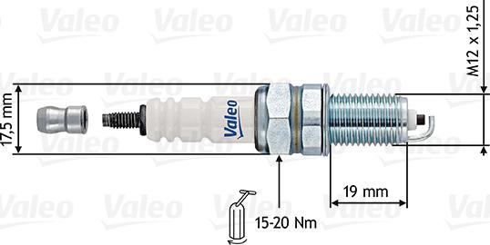 Valeo 246905 - Aizdedzes svece autodraugiem.lv