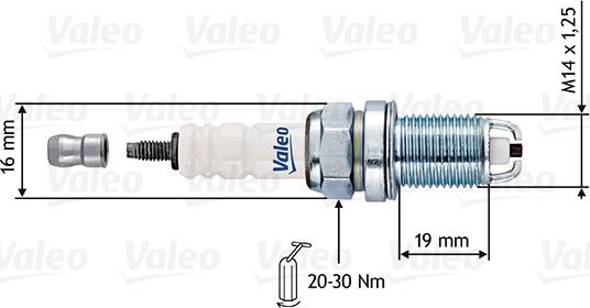 Valeo 246901 - Aizdedzes svece autodraugiem.lv