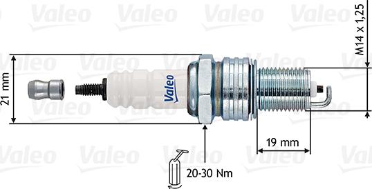 Valeo 246908 - Aizdedzes svece autodraugiem.lv