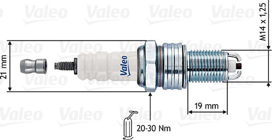 Valeo 246907 - Aizdedzes svece autodraugiem.lv