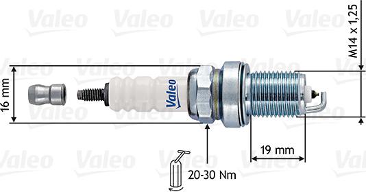 Valeo 246916 - Aizdedzes svece autodraugiem.lv