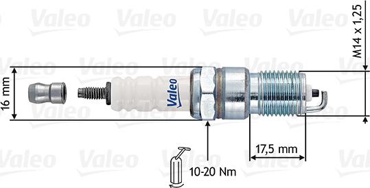 Valeo 246910 - Aizdedzes svece autodraugiem.lv