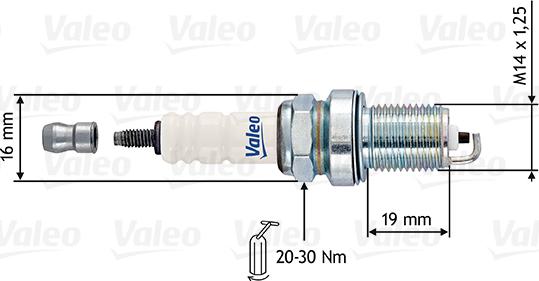 Valeo 246895 - Aizdedzes svece autodraugiem.lv