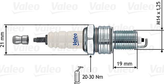 Valeo 246891 - Aizdedzes svece autodraugiem.lv