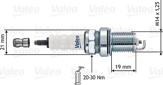 Valeo 246856 - Aizdedzes svece autodraugiem.lv