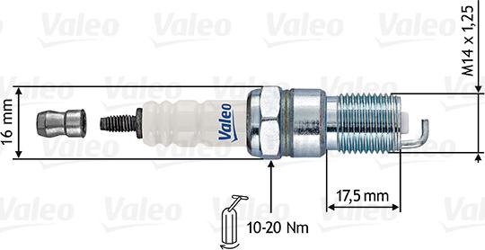 Valeo 246868 - Aizdedzes svece autodraugiem.lv