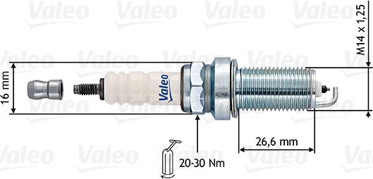 Valeo 246889 - Aizdedzes svece autodraugiem.lv