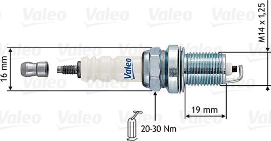 Valeo 246884 - Aizdedzes svece autodraugiem.lv