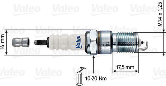 Valeo 246875 - Aizdedzes svece autodraugiem.lv