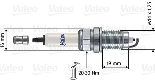 Valeo 246873 - Aizdedzes svece autodraugiem.lv