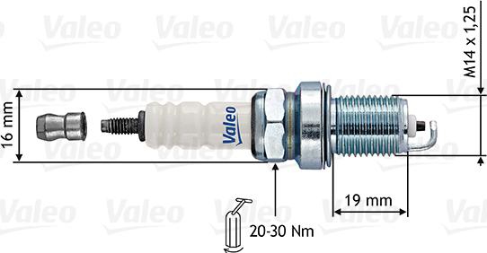 Valeo 246872 - Aizdedzes svece autodraugiem.lv