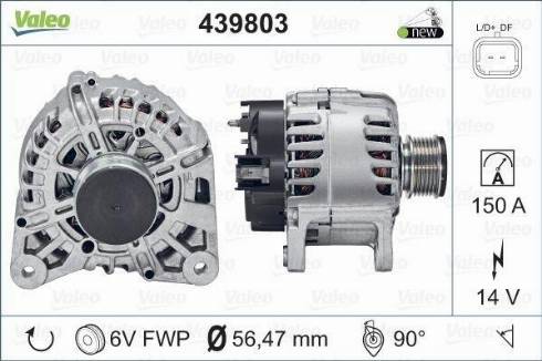 Valeo 2542749 - Ģenerators autodraugiem.lv