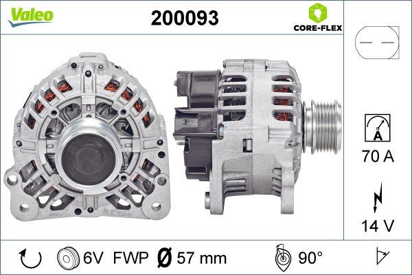 Valeo 200093 - Ģenerators autodraugiem.lv