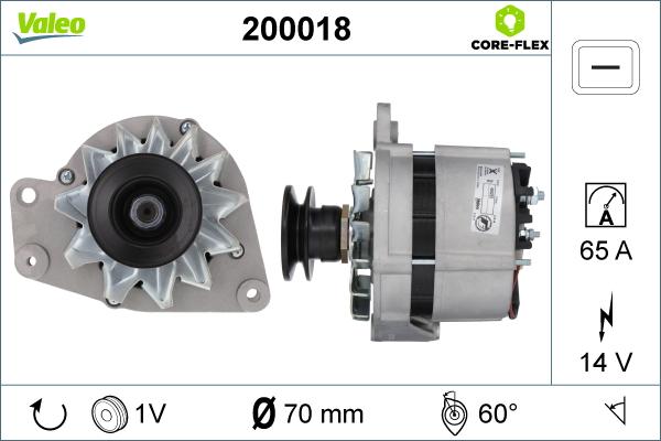 Valeo 200018 - Ģenerators autodraugiem.lv