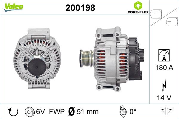 Valeo 200198 - Ģenerators autodraugiem.lv