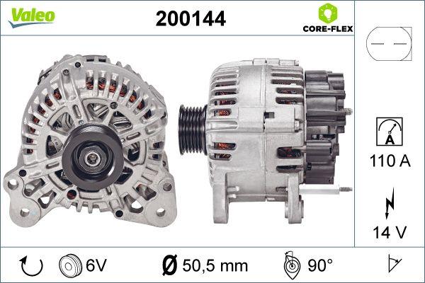 Valeo 200144 - Ģenerators autodraugiem.lv