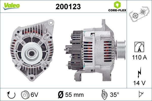 Valeo 200123 - Ģenerators autodraugiem.lv