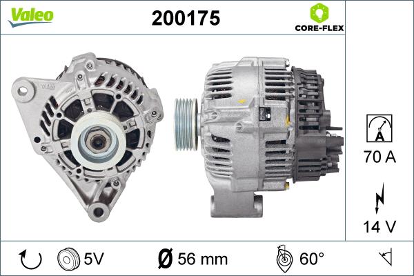 Valeo 200175 - Ģenerators autodraugiem.lv