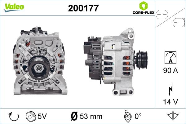 Valeo 200177 - Ģenerators autodraugiem.lv