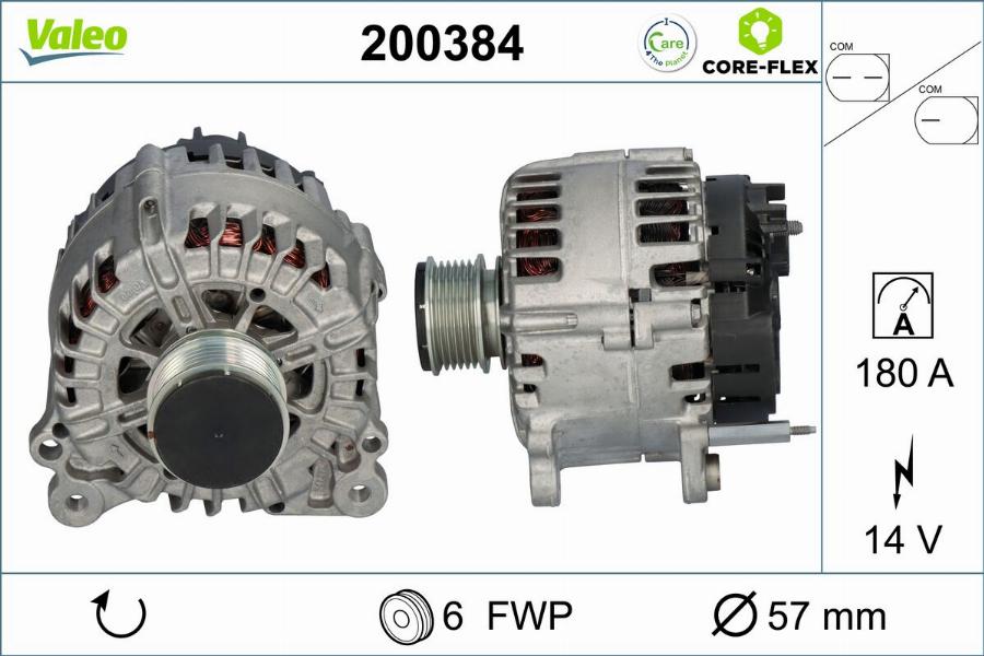 Valeo 200384 - Ģenerators autodraugiem.lv