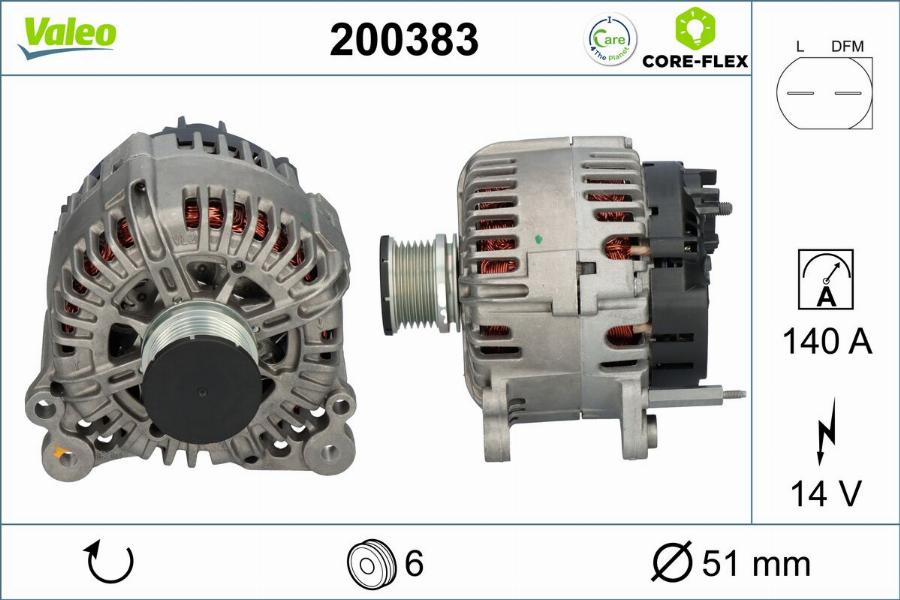 Valeo 200383 - Ģenerators autodraugiem.lv