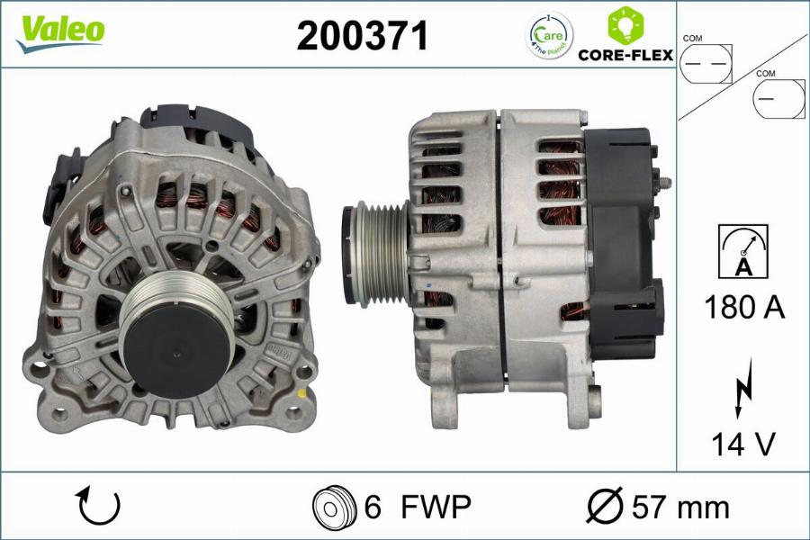 Valeo 200371 - Ģenerators autodraugiem.lv