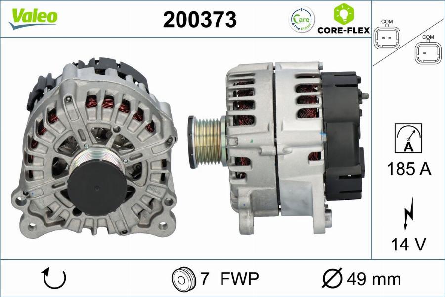 Valeo 200373 - Ģenerators autodraugiem.lv