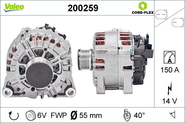 Valeo 200259 - Ģenerators autodraugiem.lv