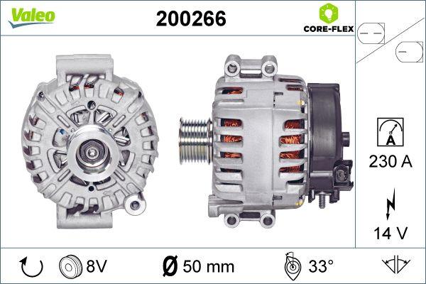 Valeo 200266 - Ģenerators autodraugiem.lv