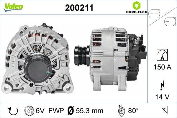 Valeo 200211 - Ģenerators autodraugiem.lv