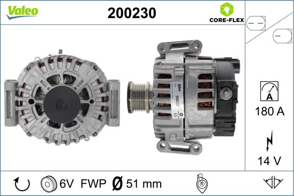 Valeo 200230 - Ģenerators autodraugiem.lv