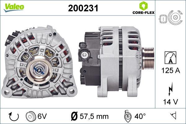 Valeo 200231 - Ģenerators autodraugiem.lv