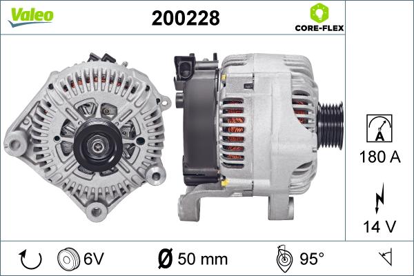 Valeo 200228 - Ģenerators autodraugiem.lv