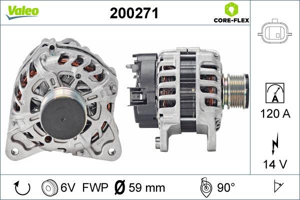 Valeo 200271 - Ģenerators autodraugiem.lv