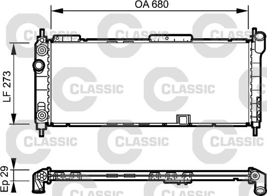 Valeo 234271 - Radiators, Motora dzesēšanas sistēma autodraugiem.lv